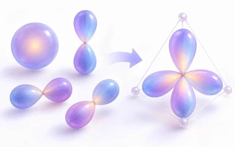 3D Hybridization Simulation interactive simulation