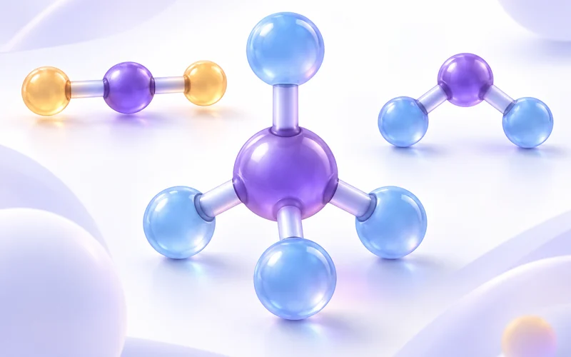 3D Molecular Geometry Simulation interactive simulation