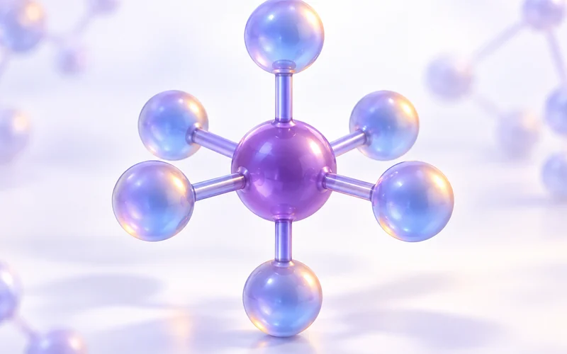 3D Octahedral Geometry · Coordination Geometry Lab interactive simulation