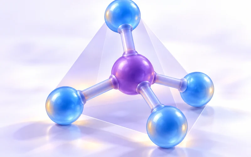 3D Tetrahedral Geometry Lab interactive simulation