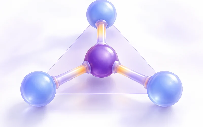 3D Trigonal Planar Geometry Simulation interactive simulation