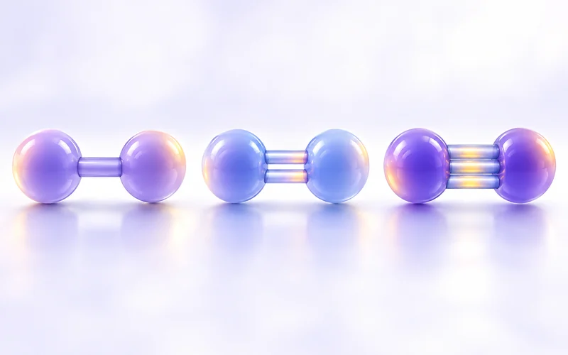 Single · Double · Triple Bonds Simulation interactive simulation