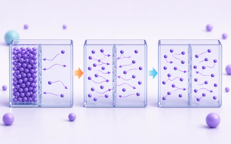 Diffusion simulation interactive simulation