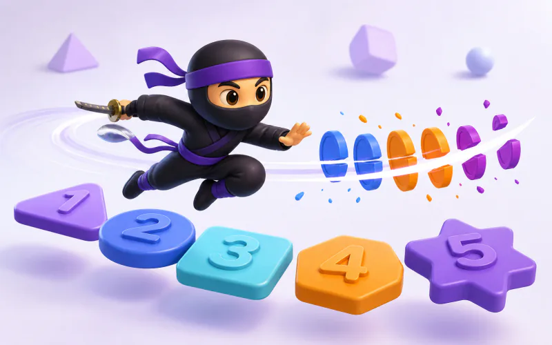 Number Ninja interactive simulation